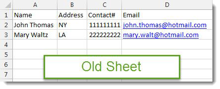 Excel Compare Sheets