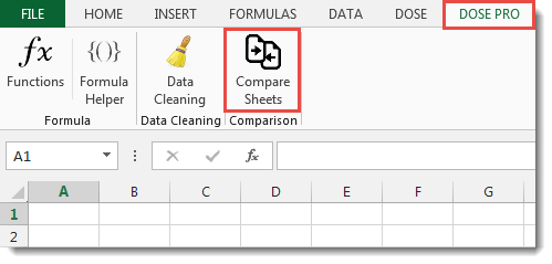 Excel Compare Sheets