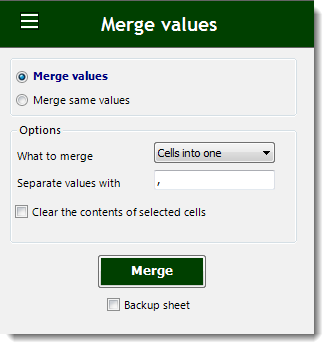 Excel Merge Cells Or Rows Or Columns