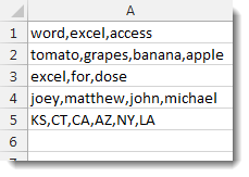 Excel Reverse Text Order