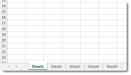 Excel Sort Sheets