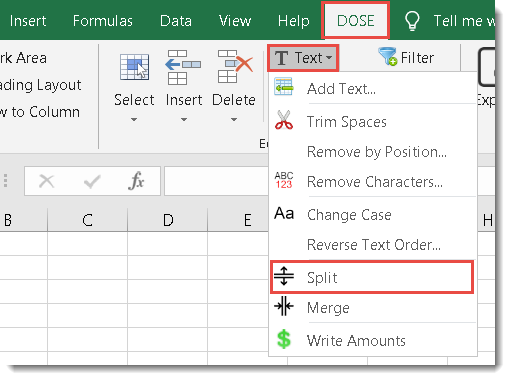 Excel Split by Delimiter